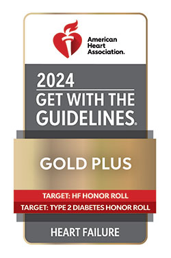 American Heart Association's "Get With the Guidelines" Gold Plus 2024