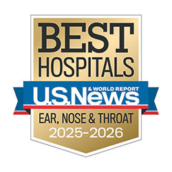 U.S. News & World Report Best Hospital: Ear, Nose & Throat 2025-2026