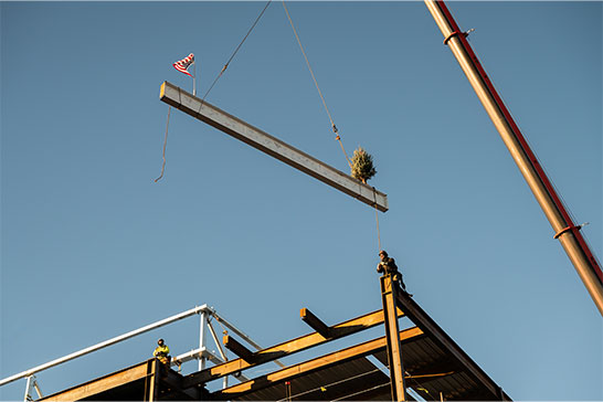 Quincy construction view