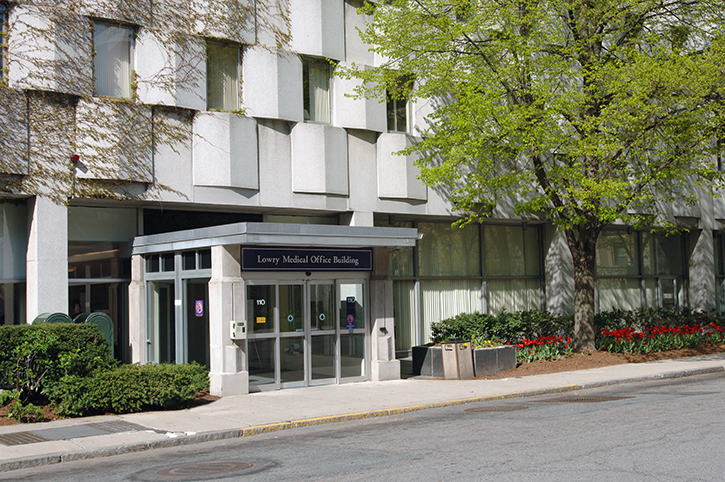 Entrance to the Lowry Medical Office Building (West Campus).