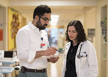 BIDMC physicians in hallway