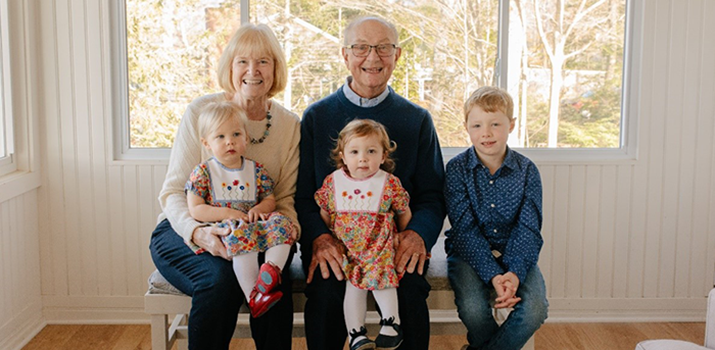 Bob Blanchard and family